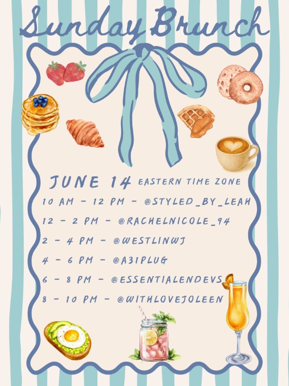 Sun. 6/14 - Sunday Brunch Raid Train 🥐☕️🥂 - Picture 2 of 2